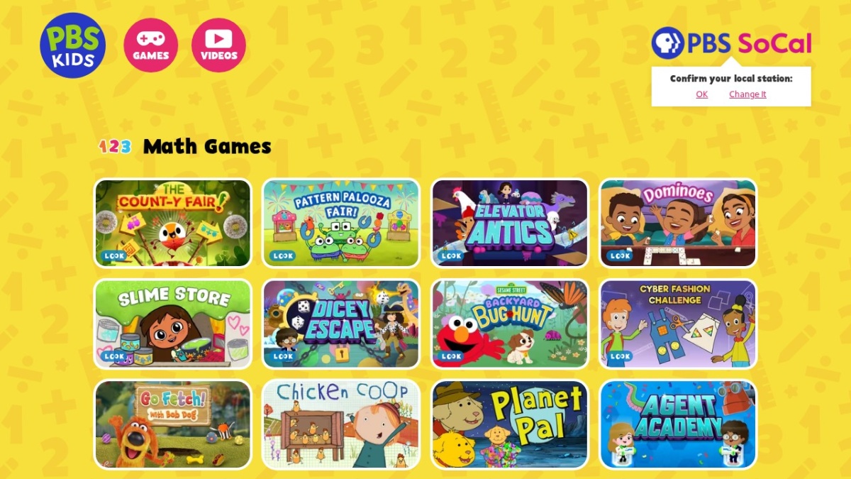 PBS Kids Number Games — PBS Kids