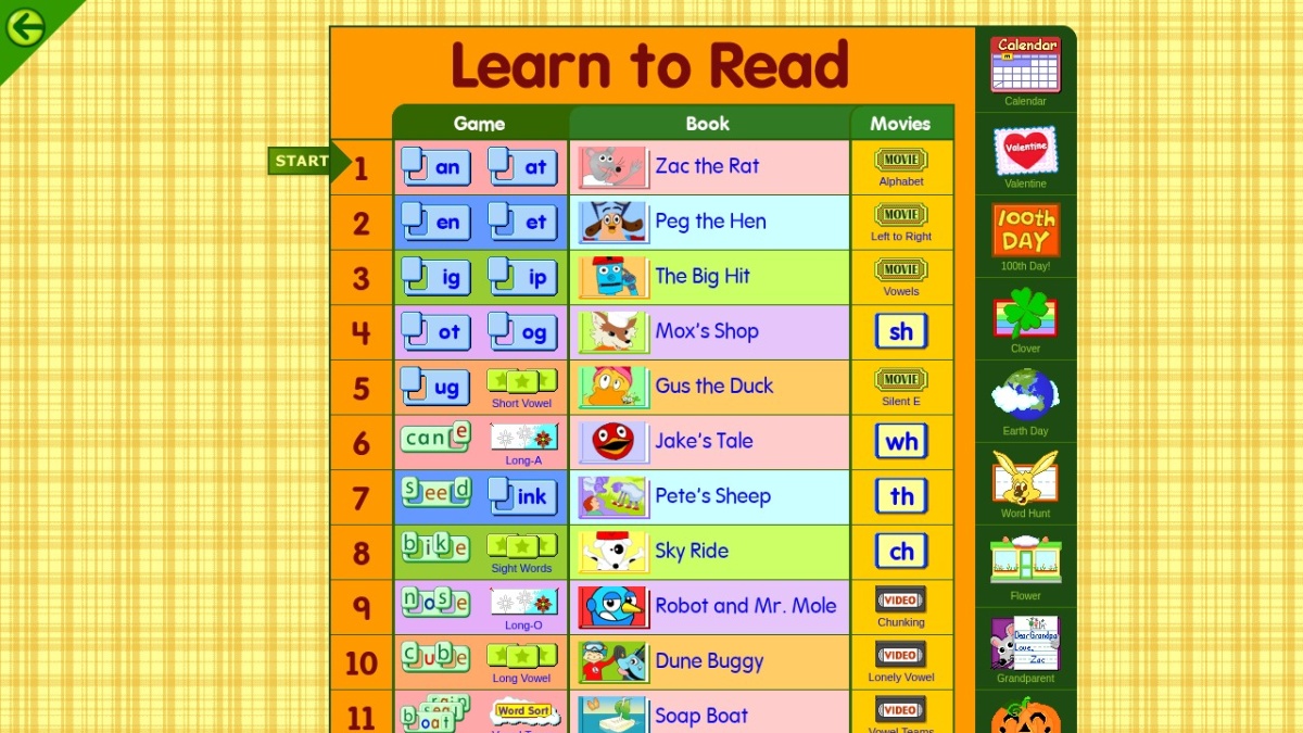 Starfall Learn to Read — Starfall
